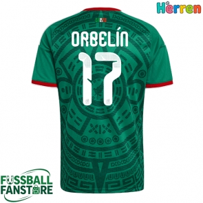 Mexiko Orbelin Pineda #17 Replik Heimtrikot WM 2026 Kurzarm